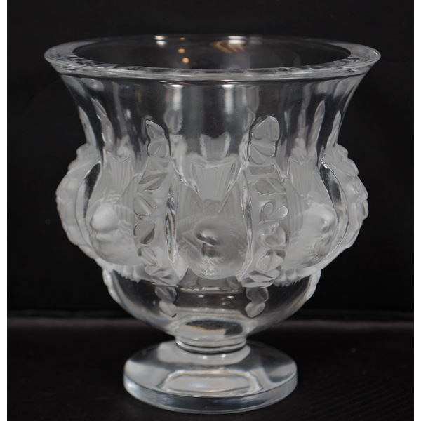 Lalique Dampierre Vase Glass 20th 15dc4c