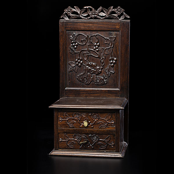 Chinese Carved Rosewood Cabinet 15ddd3