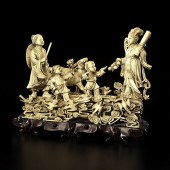 Outstanding Chinese Ivory Figural 15dde2