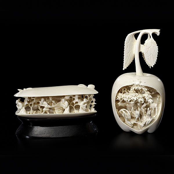Chinese Carved Ivory Chinese early 15de5b