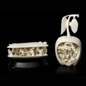 Chinese Carved Ivory Chinese early 20th
