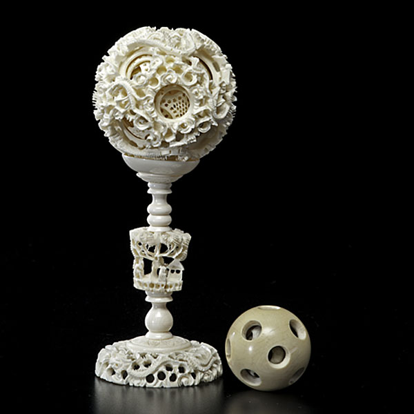 Chinese Ivory Puzzle Ball Plus 15de53
