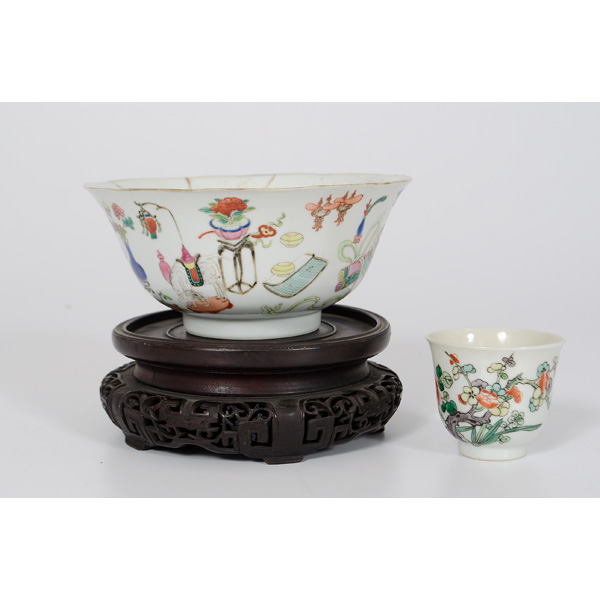 Chinese Porcelain Bowl and Cup 15defe