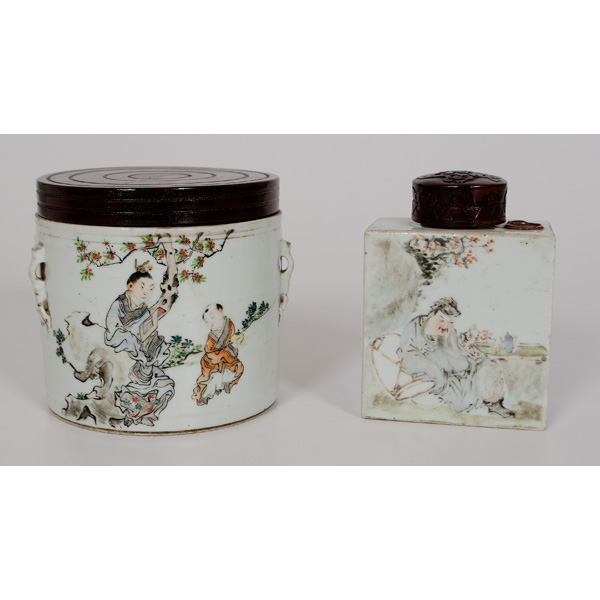 Chinese Lidded Jars Chinese  15df29