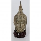 Chinese Bronze Buddha Head Chinese  15df50