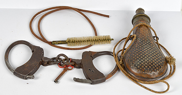 Copper Powder Flask Handcuffs and 1609e4