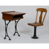 Childs Desk and Chair 20th century