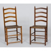 Shaker Ladder Back Chairs American two