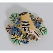 Overbeck Pottery Brooch American Indiana