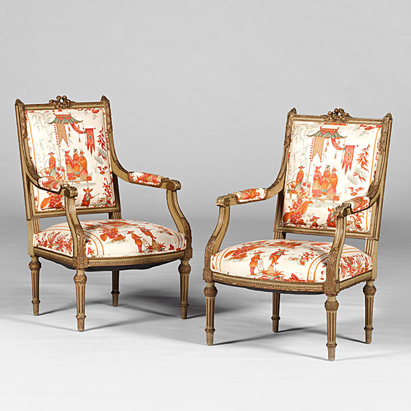 Louis XVI Style Fauteuils French 160f0c