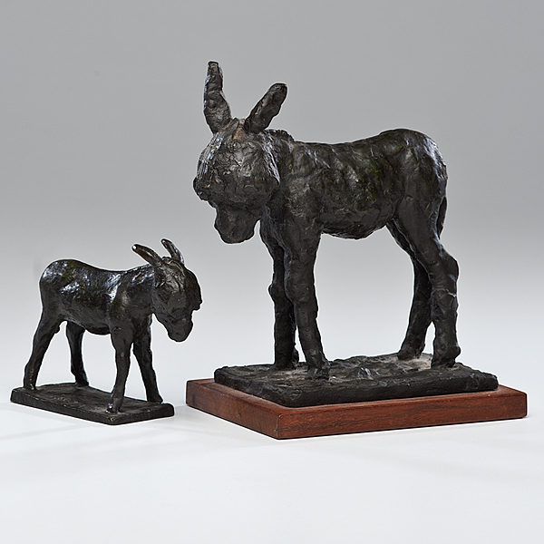 Bronze Donkeys by Carl Lewis Pappe 160f2f