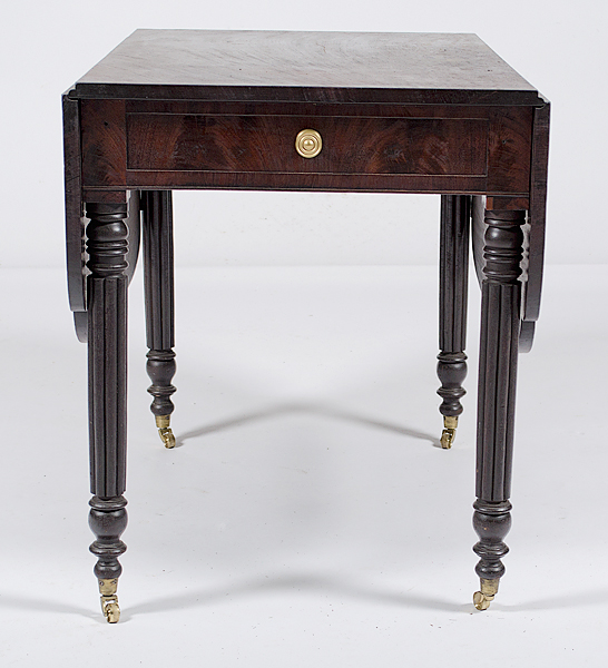 Late Classical Pembroke Table American 160f7b