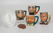 Group of Lincoln Toby-Style Mugs Plus