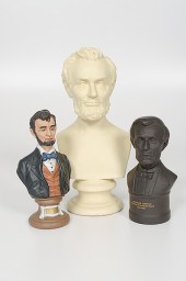 Abraham Lincoln Group of Busts Including