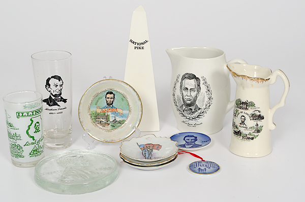 Abraham Lincoln Collection of Souvenir Pitchers