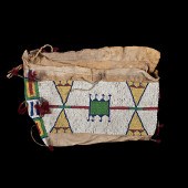 Sioux Beaded Hide Possible Bag 1610ba
