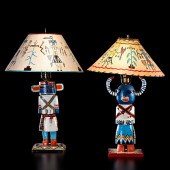 Kachina style Lamps from the Shiprock 1610e0