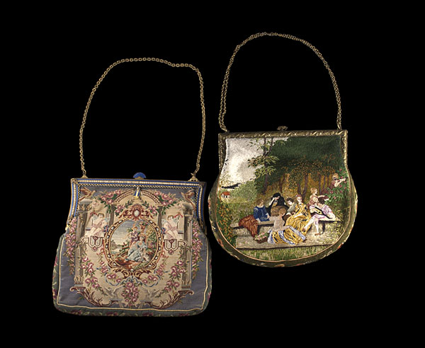 Two Intricately Embroidered Handbags 161206