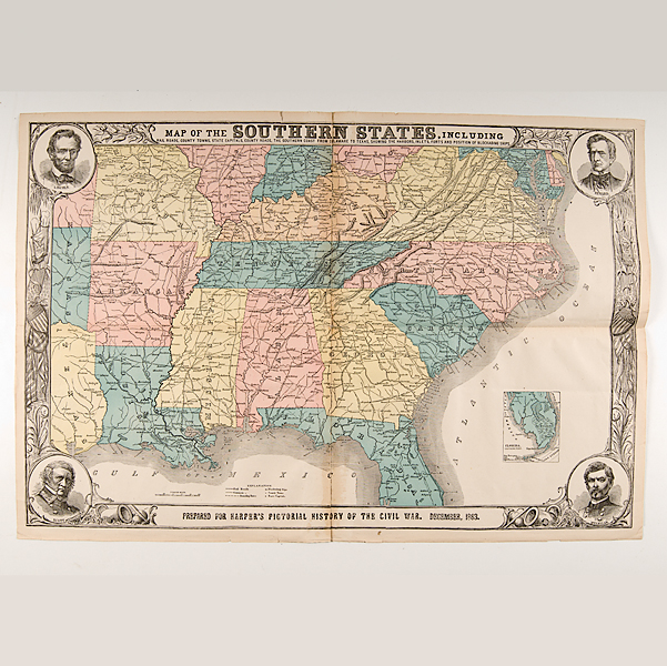 Civil War Era Maps Including Harper s 161294