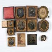 Group of Cased Images of Men Women &