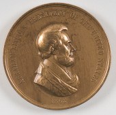 Abraham Lincoln Indian Peace Medal Approximately