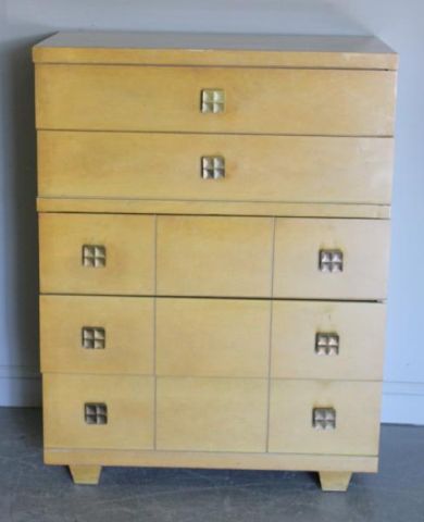 Midcentury Blonde High Chest.From