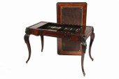 VICTORIAN DESK GAME TABLE English 1619a5