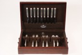 (51 PC) TIFFANY BOXED STERLING FLATWARE