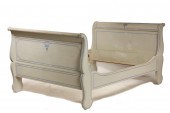 PAINTED SLEIGH BED - Maine Country Painted