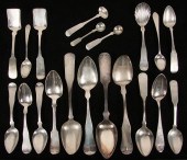 (53) COIN SILVER SPOONS - Including