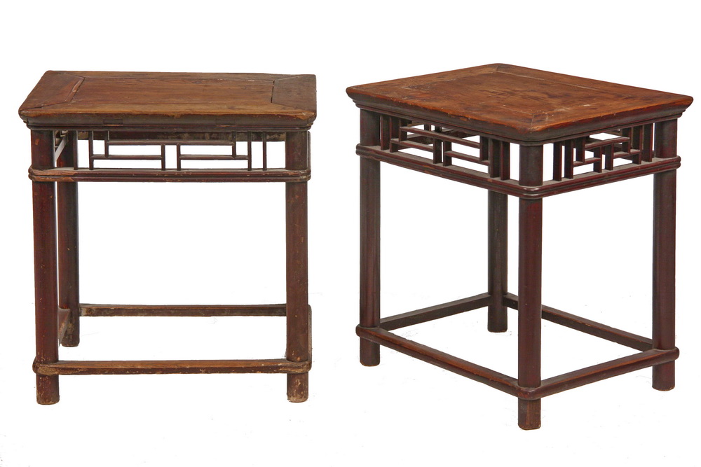 PAIR CHINESE LOW TABLES Pair 161c41