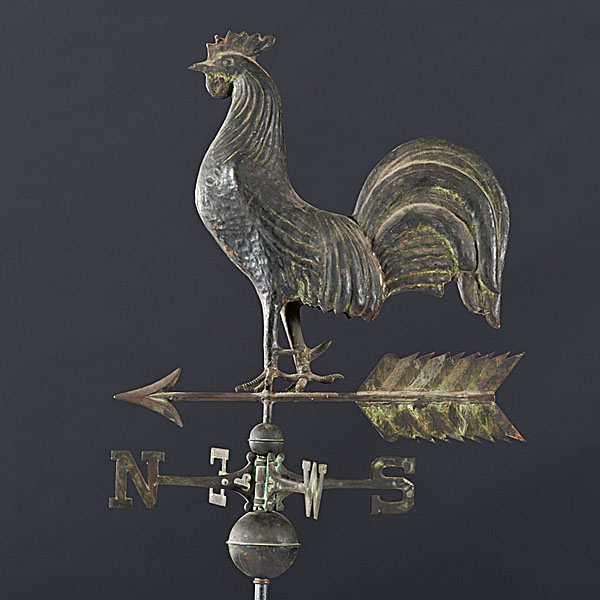 Copper Rooster Weathervane American 15f908
