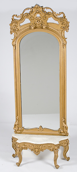 Rococo Revival Pier Mirror American 15fb30
