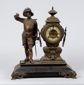 Ansonia Figural Mantle Clock Continental 15fb7f