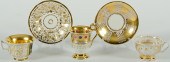 Continental Porcelain Gilded Cups 15fd02
