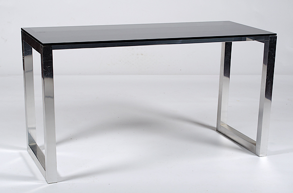 Chrome and Glass Console Table 15fd65