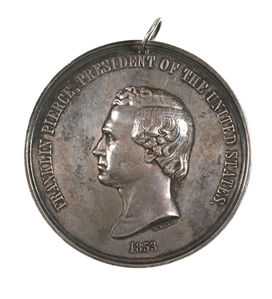 Franklin Pierce Indian Peace Medal 15feff