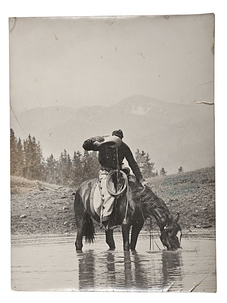 Charles J. Belden Photograph of a Cowboy