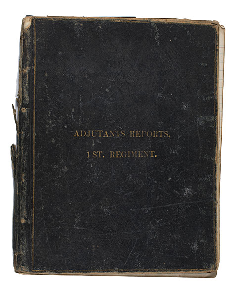 Confederate Order Book 1st Virginia Regiment
