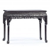 Chinese Carved Rosewood Table Chinese