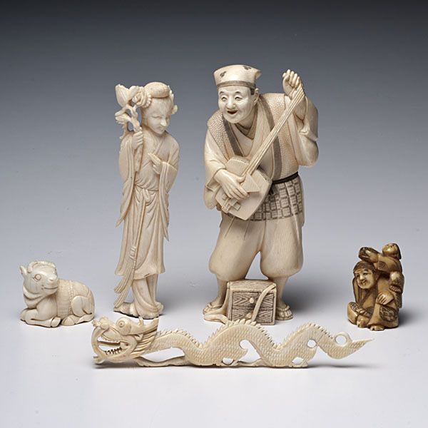 Asian Ivory Carvings Asian. Includes