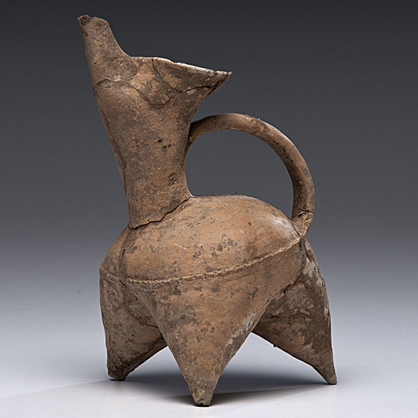 White Pottery Ewer Neolithic Period 1600c9