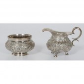 Russian Sterling Silver Creamer and