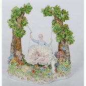 Porcelain Girl on Swing by Luigi 1602d1