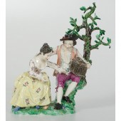 German Porcelain Figural Group 1602f2