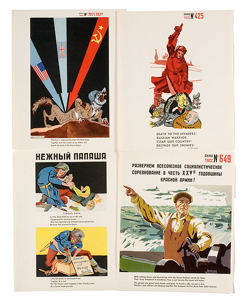 Folio of Eight Soviet War Posters 1604d4