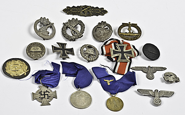 German WWII Assorted Medals and 160536