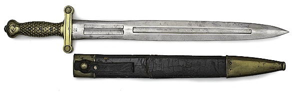 Model 1832 Artillery Sword 19" blade length
