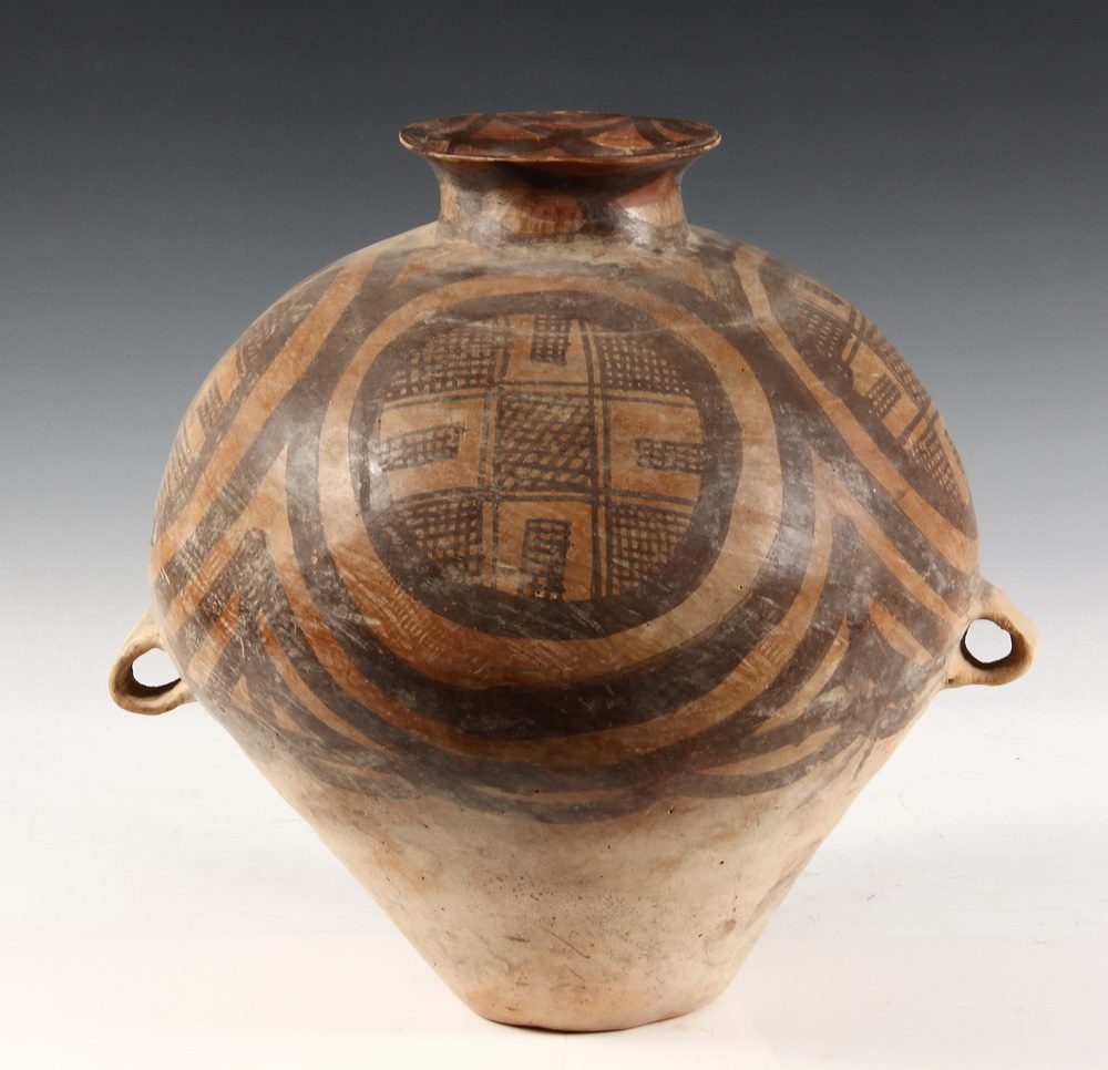 CHINESE NEOLITHIC POTTERY JAR- Majiayao culture