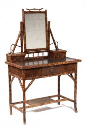 VICTORIAN BAMBOO DRESSING TABLE 1637c4